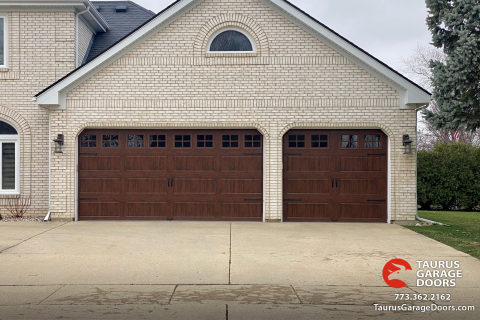 Garage Door - Wood Paint Steel Garage Doors