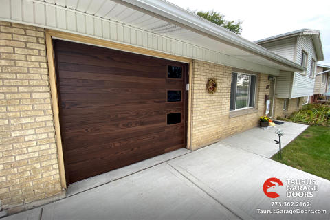 Garage Door - Wood Paint Steel Garage Doors