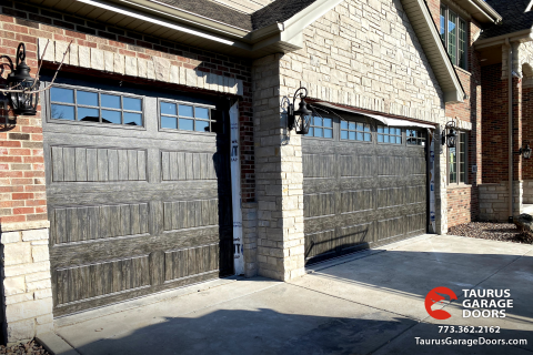 Garage Door - Wood Paint Steel Garage Doors
