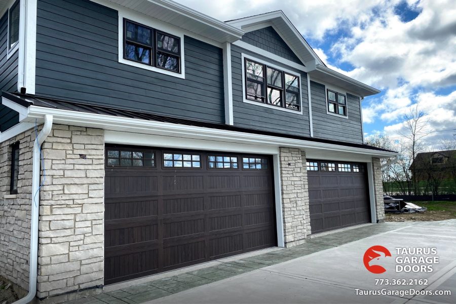 New Construction Custom Home Garage Door Installation Garage Door